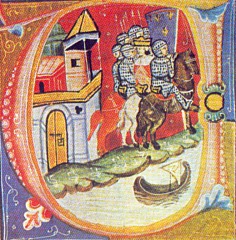 Крестоносцы штурмуют Задар в 1202 году