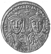  Лев IV Хазар и Константин VI. Солид, золото.