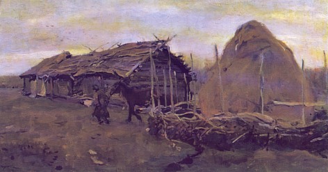 Серов - Стог сена 1901